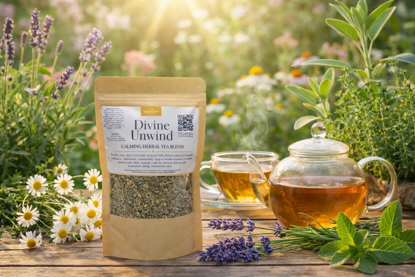 Divine Unwind | Calming Herbal Tea Blend