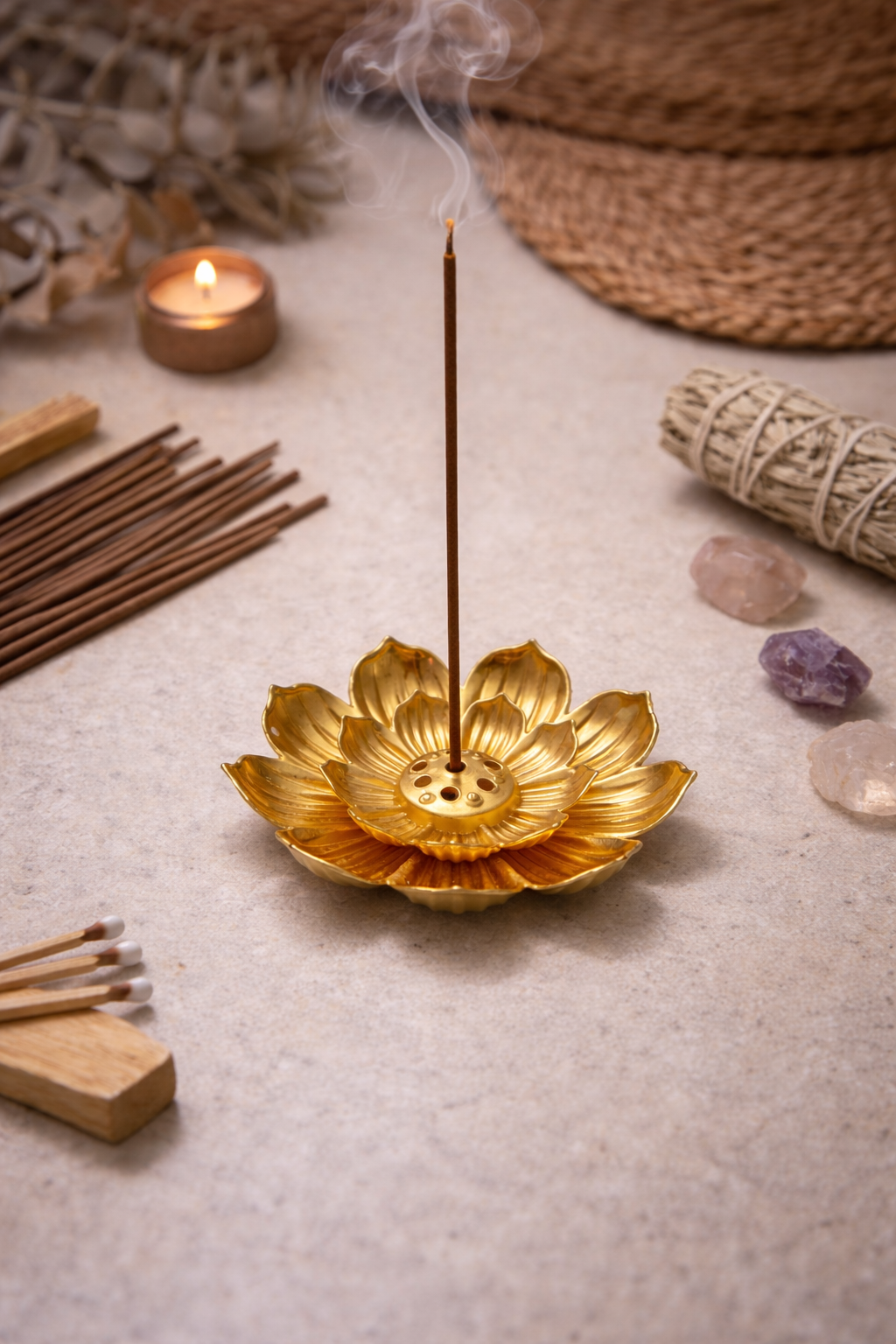 Divine Lotus Incense Holder